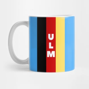 Ulm City in German Flag Vertical Mug